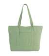 KI3214 Kimood Washed Cotton Shopper Bag Washed Green Clay colour image